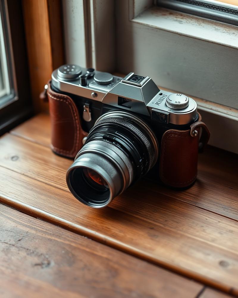 Vintage rangefinder camera